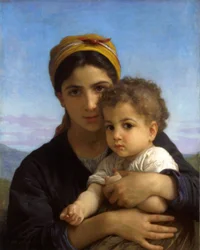 Niña y niño
